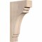 Ekena Millwork Pescadero Smooth Corbel, Douglas Fir, 3 1/2"W x 10"D x 18"H COR04X10X18PEC00SDF - alternate 1